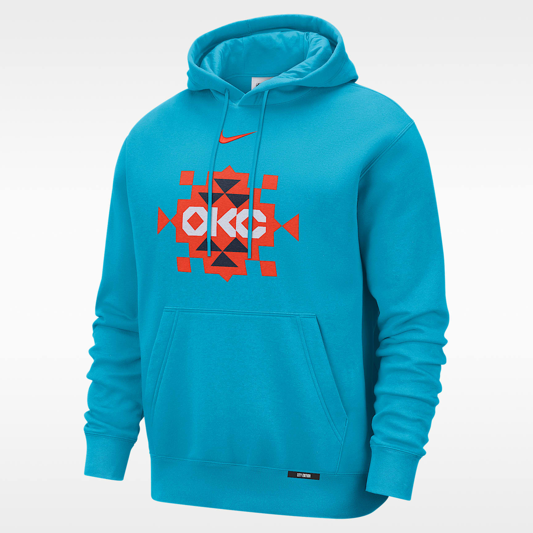 Oklahoma City Thunder City Edition Men's Nike Club Hoodie. Nike.com